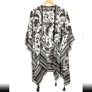 NWT Vince Camuto 2-Tone Parrot Kimono Cover-Up